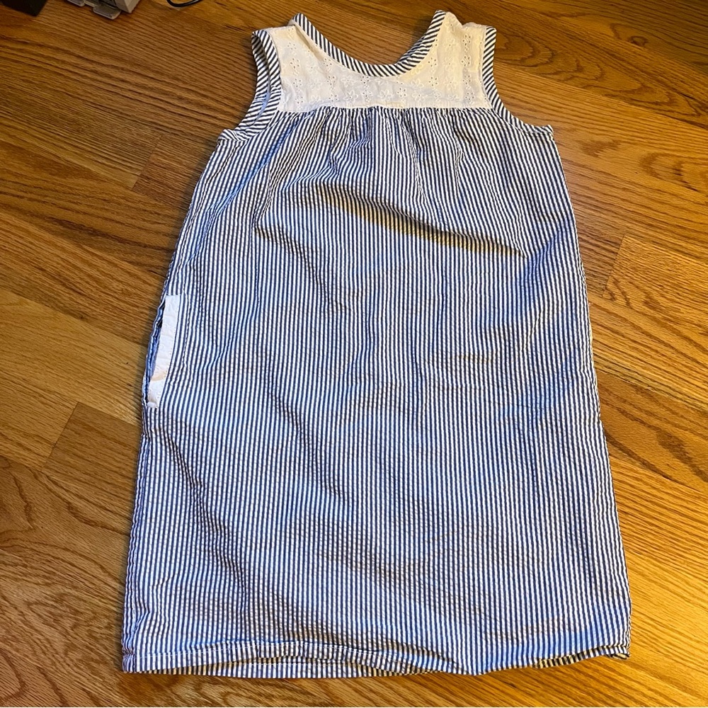 Vineyard Vines girls seersucker dress size 14